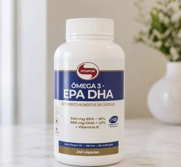 🛒 Ômega 3 Epa Dha 240 Cápsulas Vitafor Sem Sabor