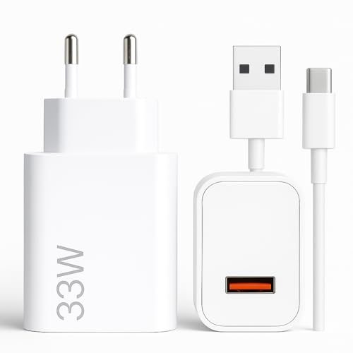 Carregador Turbo Tipo C 33W Com Carregamento Rápido Com Cabo Tipo C Compatível Com Todos Os Dispositivos USB-C, Compativel Com IPhone 15/16,