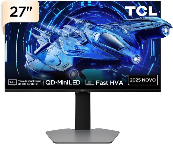 Monitor TCL G64 27" QHD QLED 180Hz 1ms