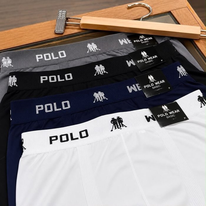 Kit 12 Cuecas Boxer Polo Wear Microfibra Sem Costura Atacado