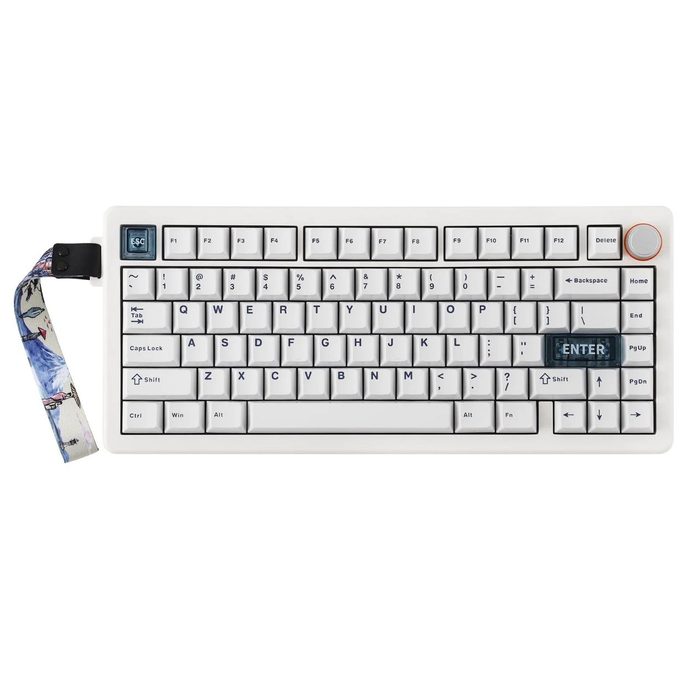 Teclado Mecânico Sem Fio Cidoo QK75 PRETO