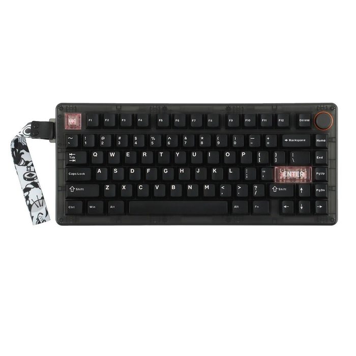 Teclado Mecânico Sem Fio Cidoo QK75 PRETO