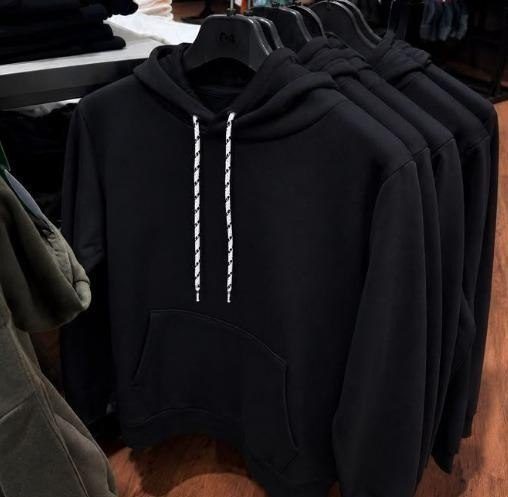 Moletom Canguru Algodão Unissex Blusa De Frio Flanelado Liso P ao G