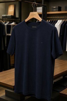 Camiseta Aramis Gola Careca Marinho P ao XGG