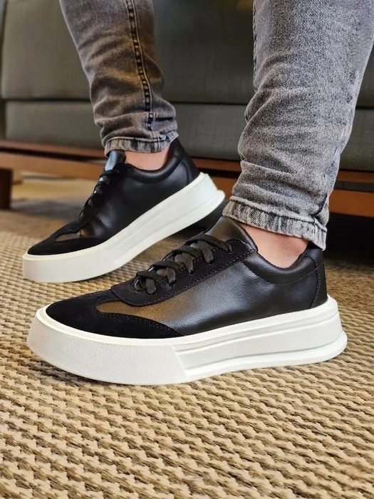 Sapatênis Masculino Casual Sneakers Sola Alta Elegante Leve 38 a 44