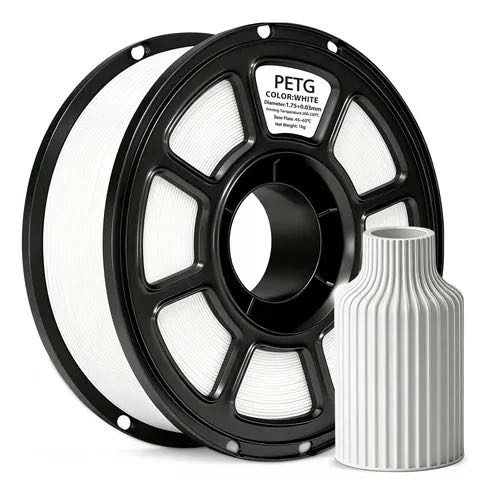 Filamento PETG 1kg preto/branco