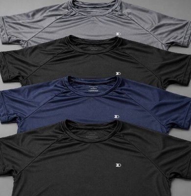Kit 8 Camisas Sandrini Dry- Fit Masculina Caminhada Academia