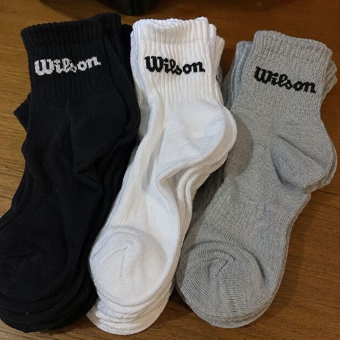 Kit 9 Pares Meias Wilson Cano Médio Masculino Adulto