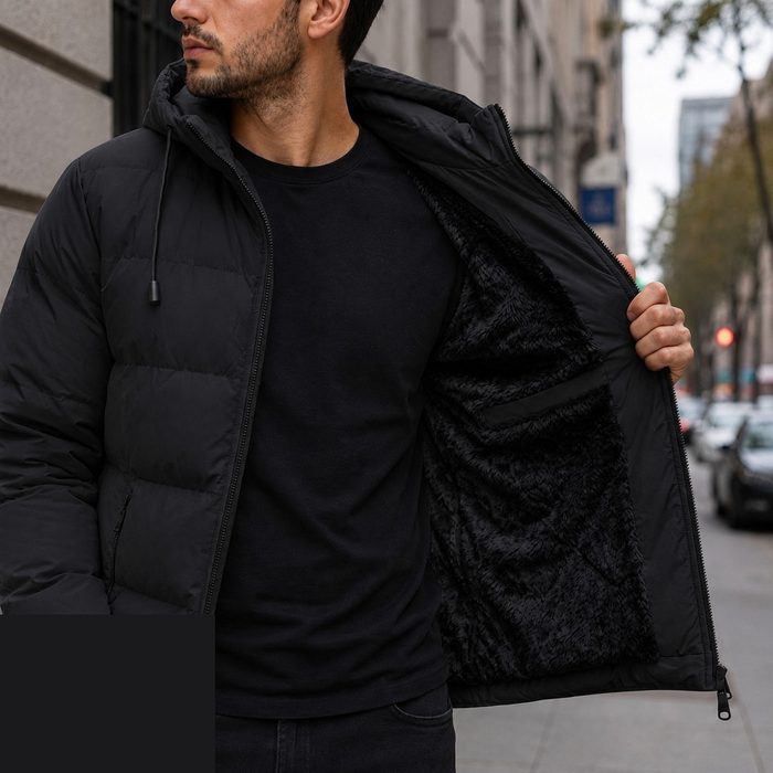 Super Plus Size Jaqueta Frio Inverno Puffer Bobojaco Gominho P ao G4