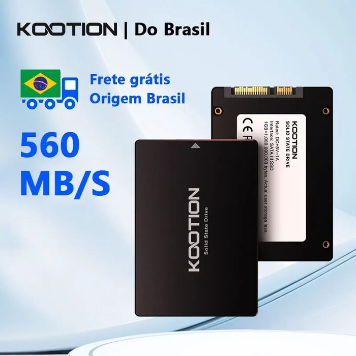 SSD Kootion Sata III 550MB/s 512GB 🇧🇷 SELECIONE ENVIO DO BRASIL