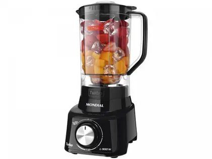 Liquidificador Mondial Turbo L-900 FB com Filtro 5 Velocidades 900W Preto