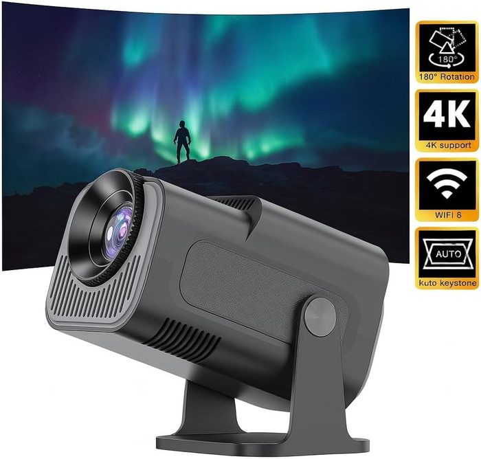 Projetor Portatil Mini 5g Wifi 6 Bluetooth 5.0 Android 11 Projetor 4K 1080 Full HD
