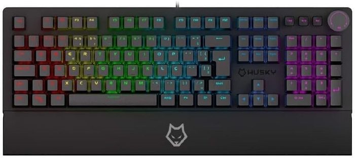 Teclado Mecânico Gamer Husky Anchorage Full Size, RGB, Switch Gateron EF Brown