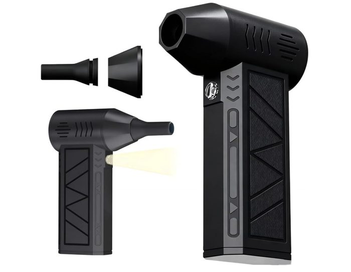 Mini Soprador De Ar Portátil 130000 Rpm, Jet Fan Turbo Fan Recarregável, Para ar livre, Limpeza De Eletrônicos, Infláveis, Uso Doméstico Pre