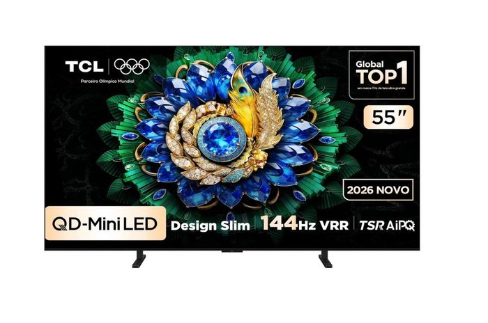 TV TCL A400M 55" 4K Mini LED 144Hz Google TV