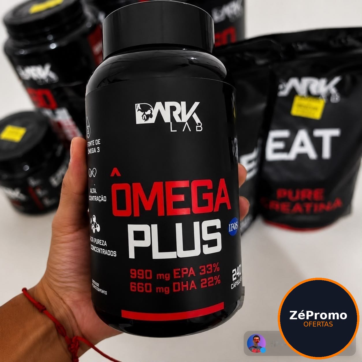suplemento dark lab ômega plus 240 caps