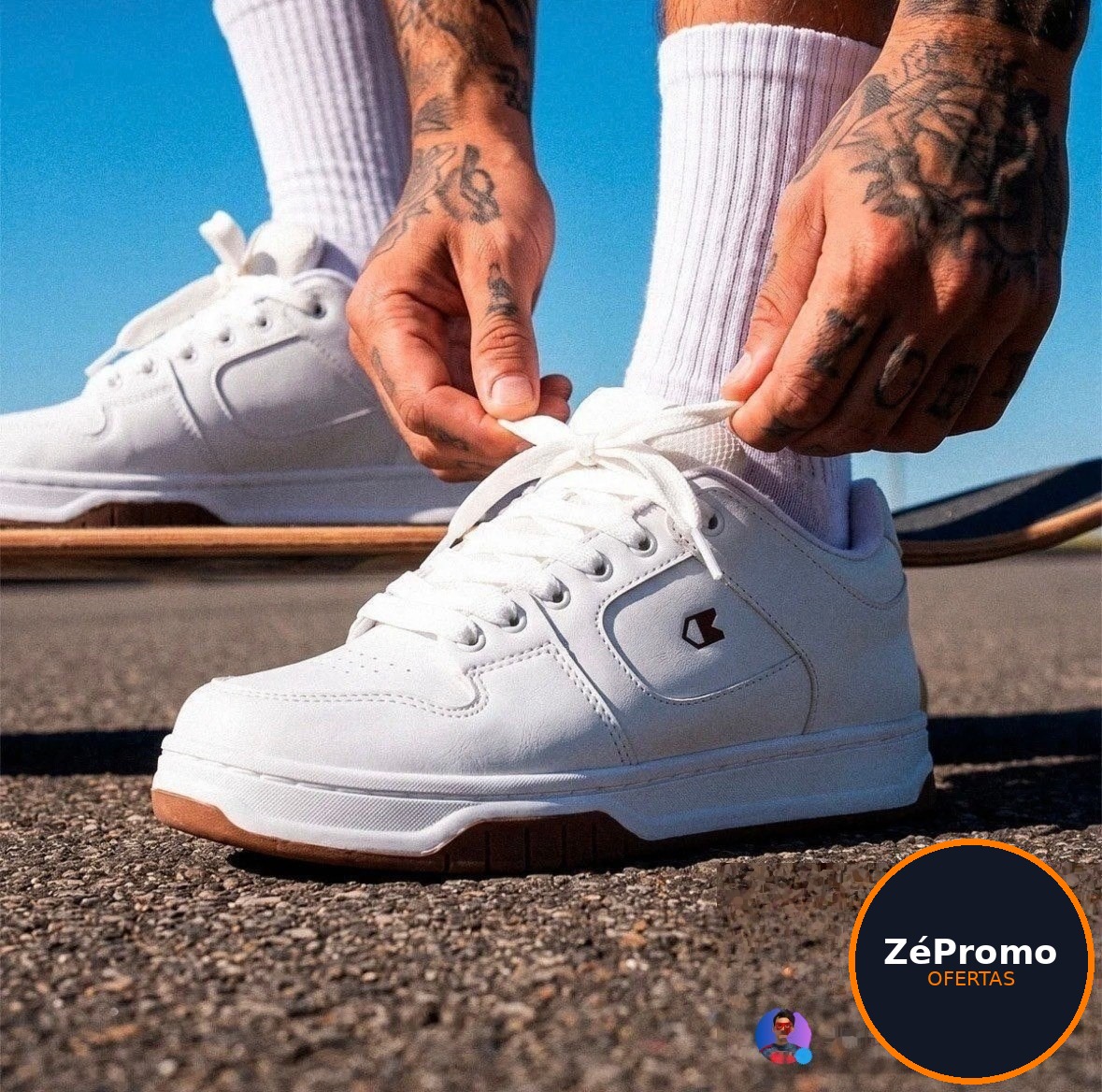 tênis sandrini axys onyx masculino skate 3 cores