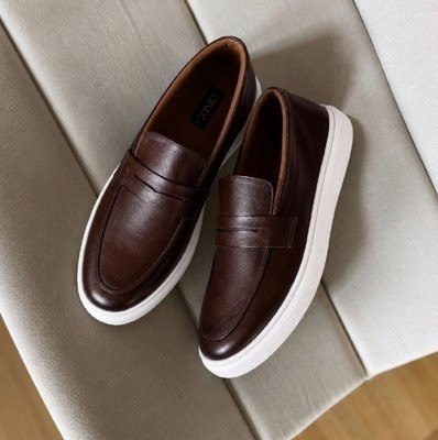 Sapato Loafer Masculino Mocassim Couro Casual Comfort Luxo 37 a 46