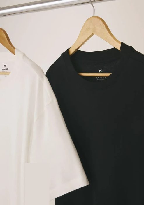 Kit Com 2 Camisetas Masculinas Básicas Relaxed Hering