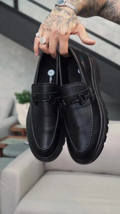 Sapato Social Masculino Mocassim Adulto Tratorado Moderno 37 a 46