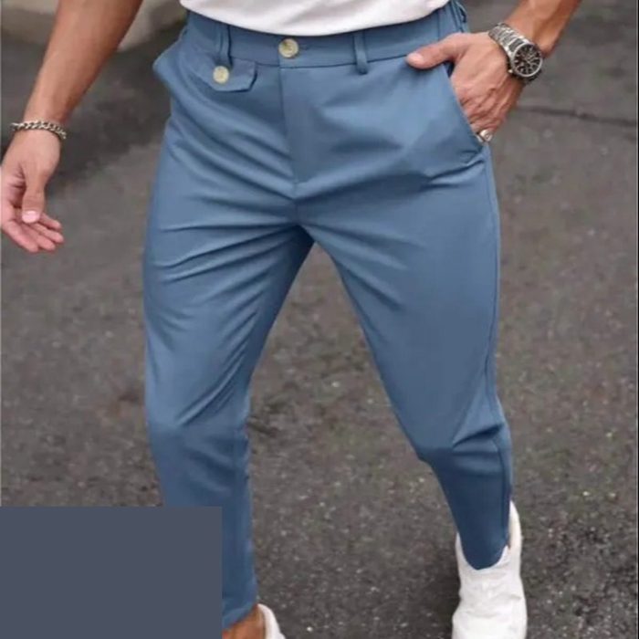Calça Masculina Alfaiataria Italiana Moderna Social Aba