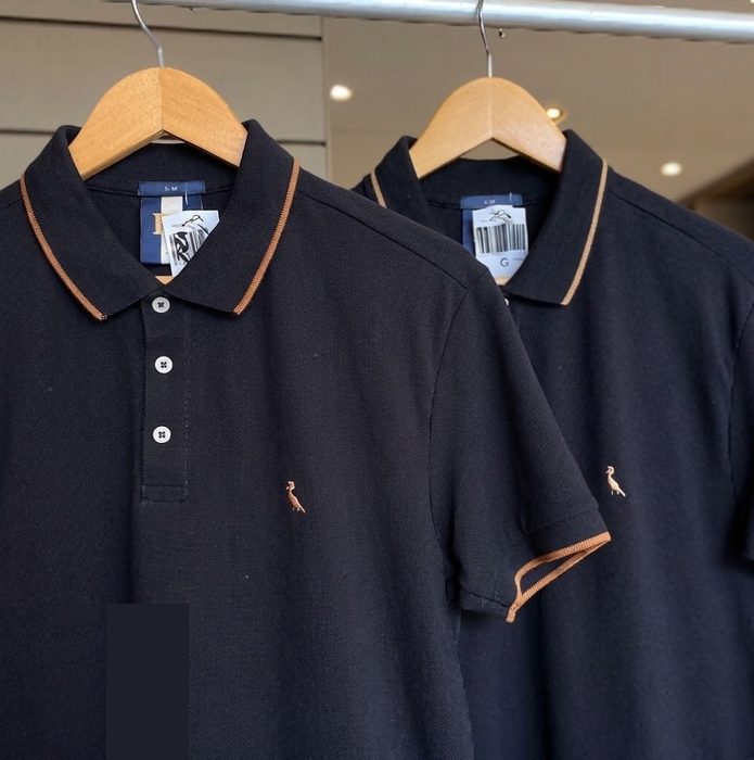 Masculino Reserva Polo Enxuto Friso Unico P ao GG