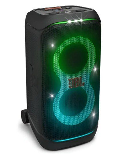 🛒 Caixa de Som JBL PartyBox Stage 320 Bluetooth Portátil Com Show de Luzes e Resistente a Respingos – 240W RMS Preta