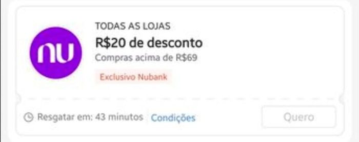 ℹ Resgate agora e use no 9.9