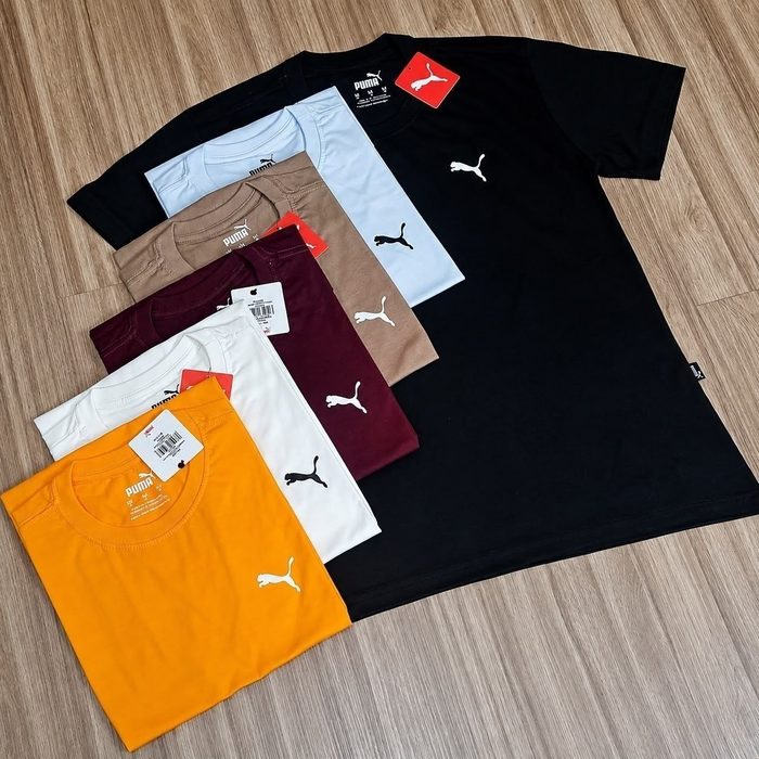 🛒Camiseta Ess Small Puma Logo Poly Tee Masculina Puma