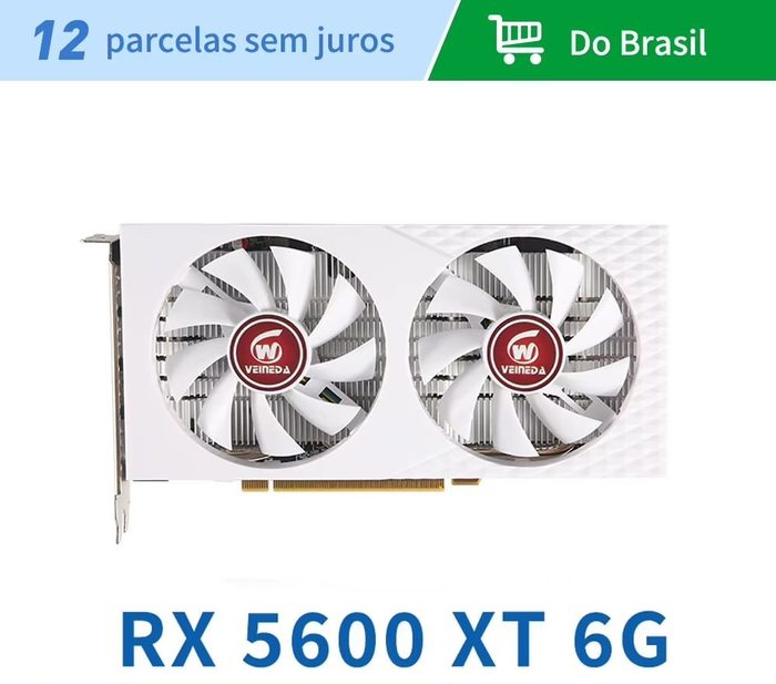 Placa de Vídeo AMD RX5600XT
