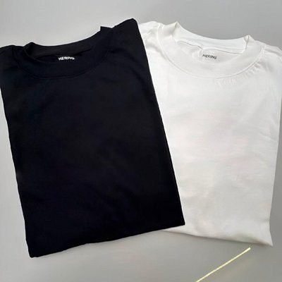 Kit Com 2 Camisetas Masculinas Básicas Relaxed Hering P ao XG