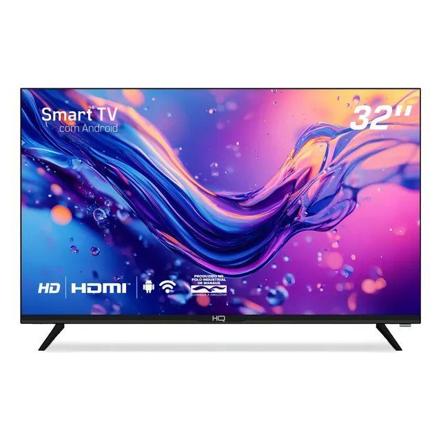 Smart TV HQ 32 HD Android 12 Design Slim HQS32NKHM