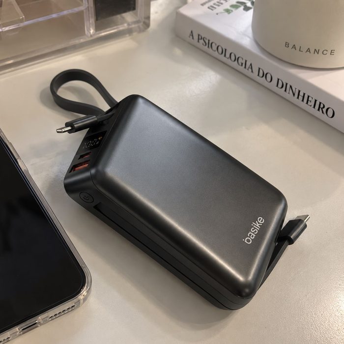 Carregador Portátil Power Bank Basike 20000mAh 22,5W