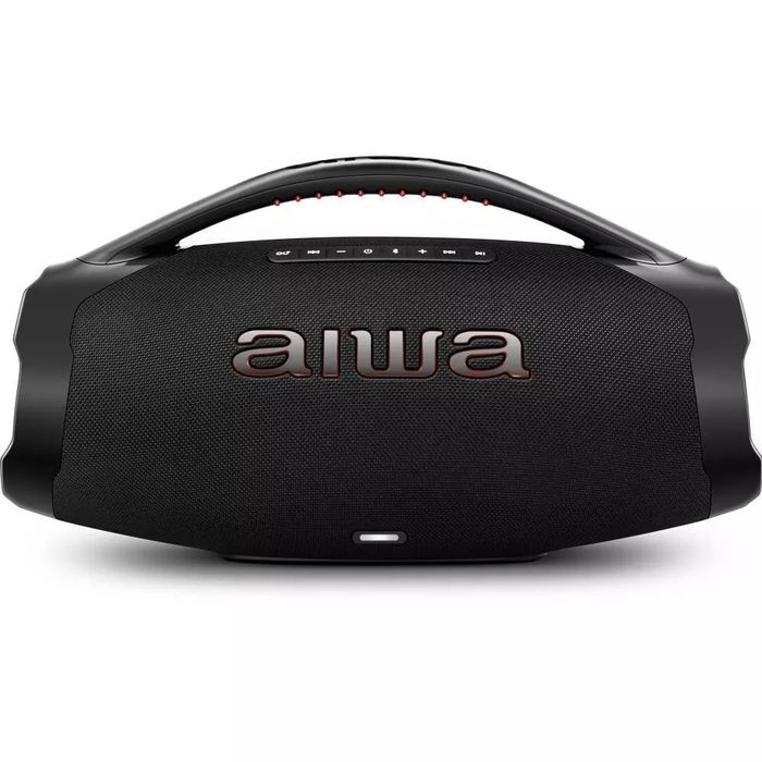 Caixa de Som Boombox AIWA - Bluetooth, 3 vias, IP66, AWS-BBS-01-B