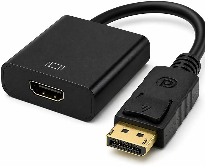 Cabo adaptador DisplayPort Para HDMI Fêmea Cabo Displayport hdmi 4K Full HD 1080p 60Hz
