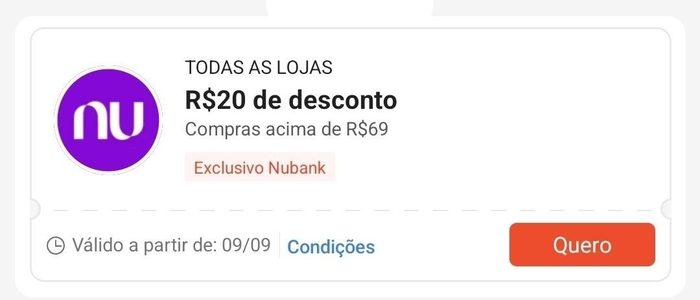ℹ Resgate agora e use no 9.9