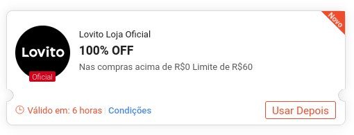 🎟 Código: LOVI0909