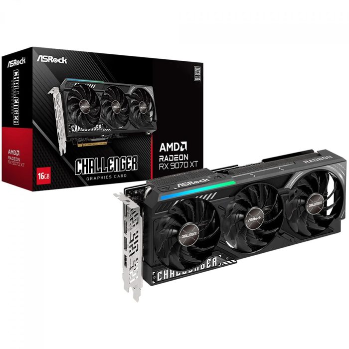 Placa de Vídeo ASRock RX 9070 XT Challenger