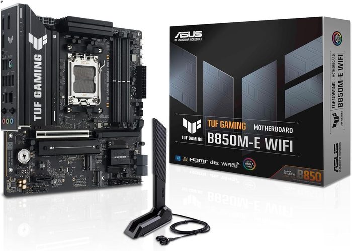 Asus TUF GAMING B850M-E WIFI Placa Mãe AM5 DDR5 HDMI M.2 USB 3.2