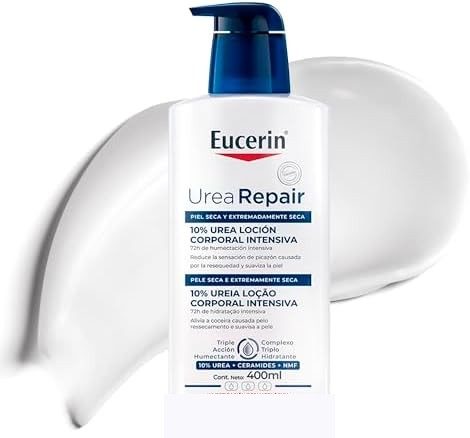 EUCERIN Loção Hidratante Corporal Urea Repair Plus 400ml, Hidratação Intensiva, Ureia, Pele Seca e Extra Seca