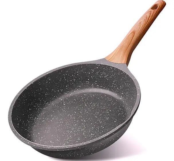 Frigideira Panela De Cerâmica Indução Magnética Ou Gás Compacta Com Cabo Ergonômico Linha Premium - MALIBU