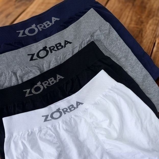 Kit 10 Cuecas Zorba Boxer Sem Costura Algodão P ao GG