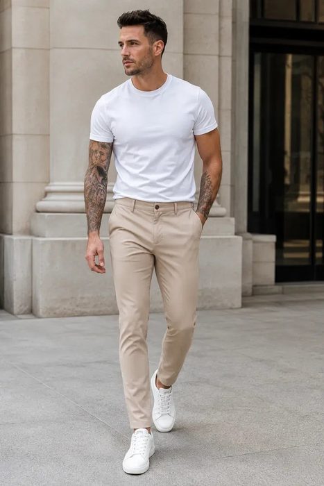 Calça Sarja Masculina Slim Elastano Bolso Faca Esporte Lycra 38 ao 50