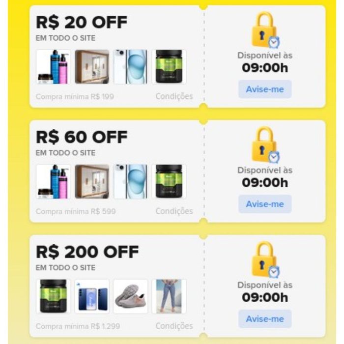 🟡 Cupom Mercado Livre Todo Site