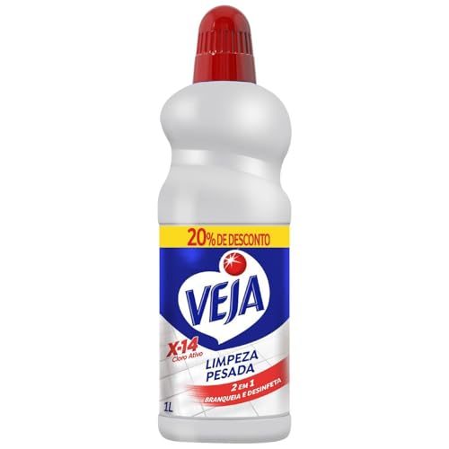 Veja Limpador para Limpeza Pesada Cloro Ativo 2 em 1 - 1L