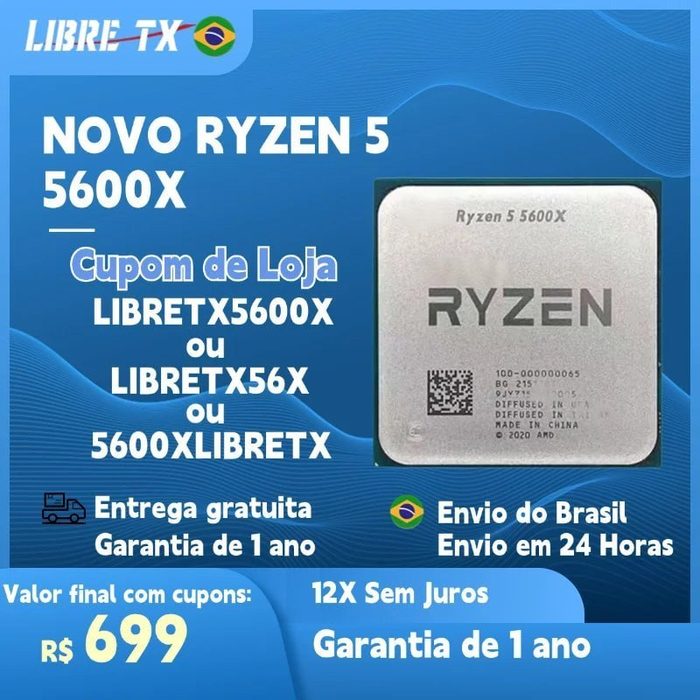 Processador Ryzen 5 5600X