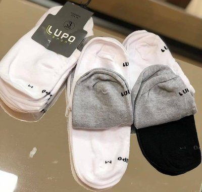 Kit 10 Pares De Meias Lupo Soquete Invisível Sport