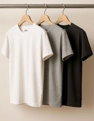 Kit 3 Camisetas Algodão Dia Dia Sandrini Básica Conforto P ao GG