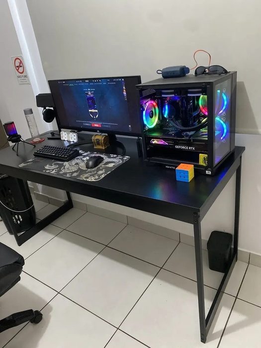 🎮 Mesa Escritório Industrial 150x60 Reforçado Ferro