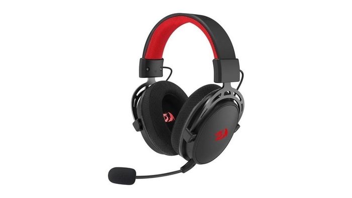 Headset Gamer Redragon Cragblade Pro Preto Sem Fio Preto